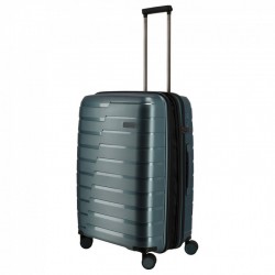 Vidējais koferis Travelite Air Base V pelēki zils