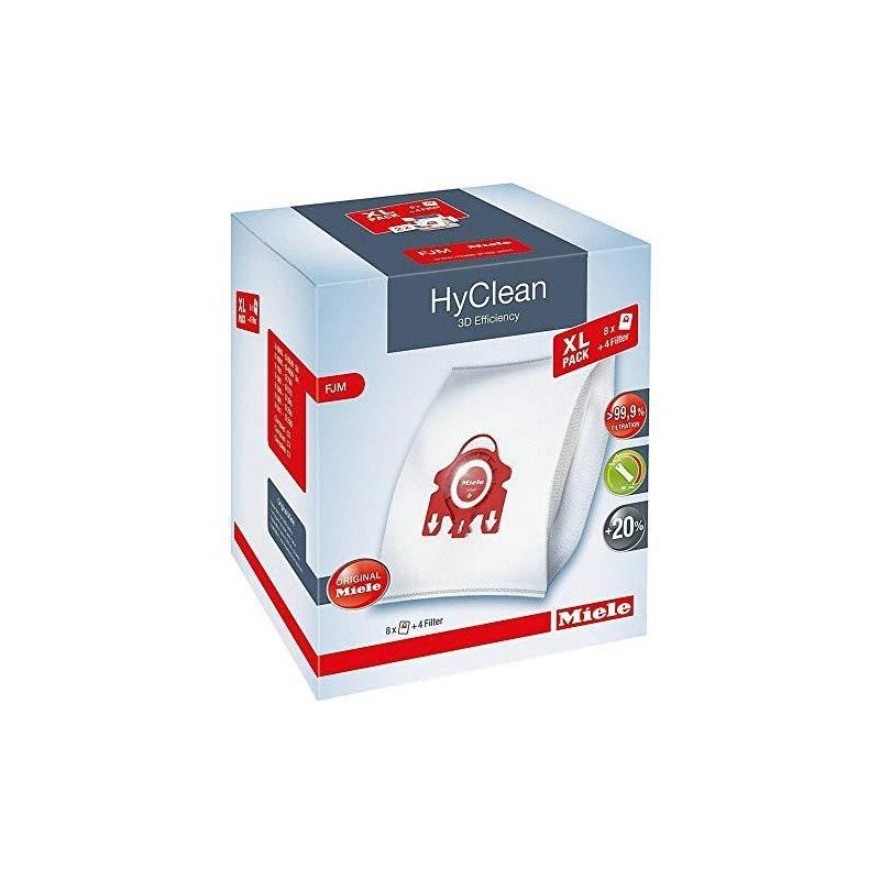 MIELE FJM HyClean 3D XL MIELE Putekļsūcēja maisiņi 8 gab