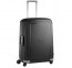 Vidutinis plastikinis lagaminas Samsonite S-Cure V Juodas