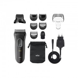 Braun S3 3000BT skuveklis ar vadu un bez vada