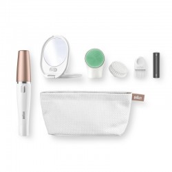 Sejas epilators BRAUN FaceSpa SE851V epilators + kosmētikas somiņa