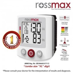 ROSSMAX BQ705 XL Plaukstas locītavas asinsspiediena mērītājs