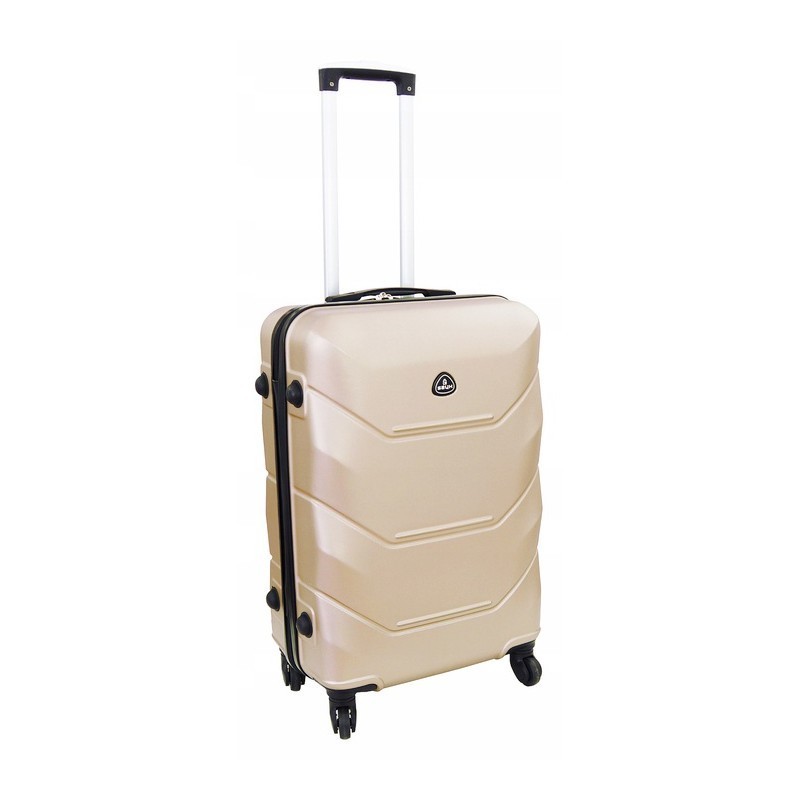 Vidējais koferis Gravitt 950a-V champagne