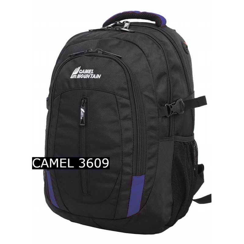 Mugursoma 15,6 Camel Mountain 3609 black-blue