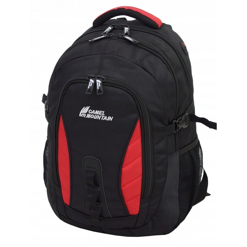 Mugursoma 15,6 Camel Mountain 3742 black-red