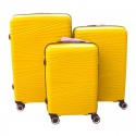 Vidējais koferis Gravitt PP08-V yellow