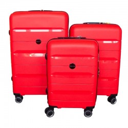 Vidējais koferis Gravitt PP10-V Red