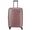 Vidutinis plastikinis lagaminas Travelite Air Base V Šviesiai rožinis