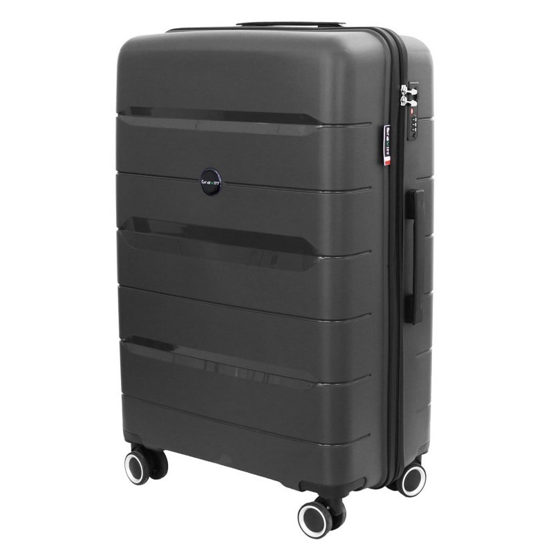 Vidējais koferis Gravitt PP10-V Graphite