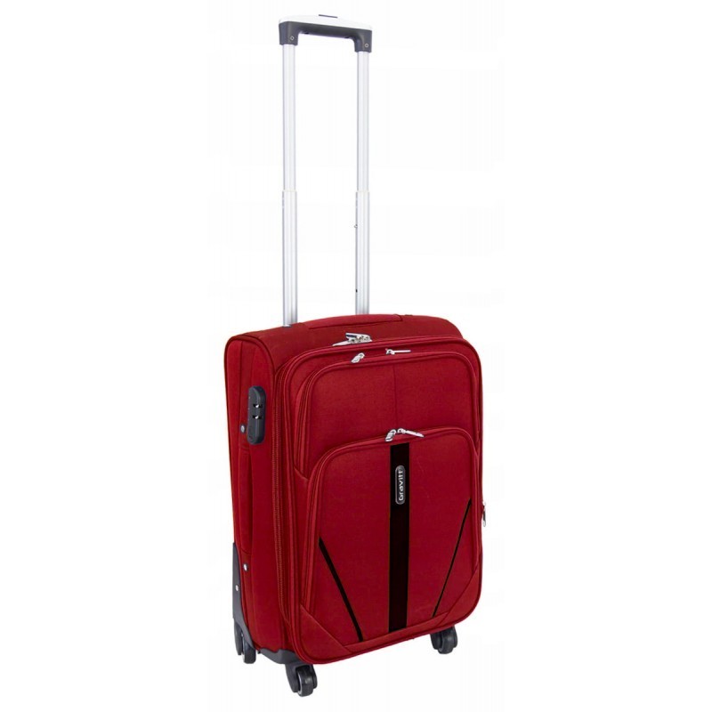 Rokas bagāža koferis 1702-4 M Red