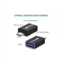 1gb Abrity USB Type C to USB Adapter, USB-C to 2 3 Adapter