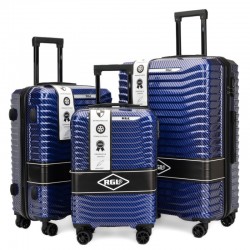 Rokas bagāža koferis RGL PC1 M blue Polikarbonāts