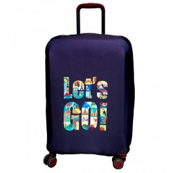 Liels koferu čehols Lets go - Cover for L size luggage