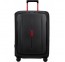 Vidutinis plastikinis lagaminas Samsonite Essens V Juodas (Charcoal Red)