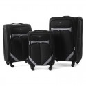 Vidējais koferis RGL S-010 V black-grey