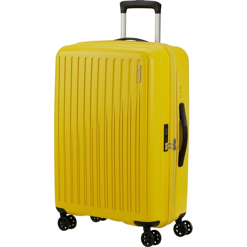 Vidējais koferis American Tourister Rejoy V Electric Yellow