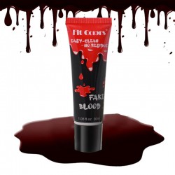 30ml Viltus asinis Helovīnam vai ballītēm, reālistiskas Fake Blood brūcēm sejas vai ķermeņa rotāšanai
