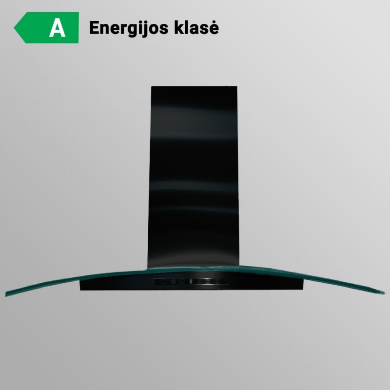 Tecnowind FLEX 90 cm BLACK A CLASS Nosūcējs Tecnowind FLEX 90 cm BLACK A CLASS Nosūcējs