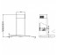 Tecnowind FLEX 90 cm BLACK A CLASS Nosūcējs