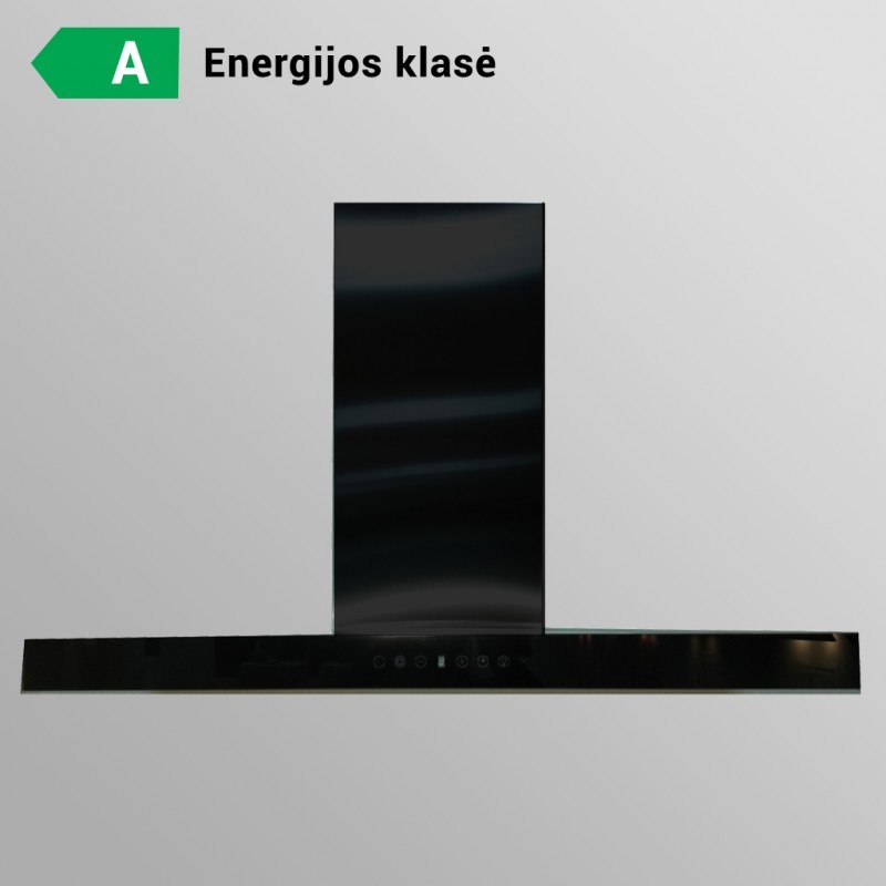 Tecnowind LENS 90 BLACK A CLASS Black Nosūcējs ar tālvadības pulti Tecnowind LENS 90 BLACK A CLASS Black Nosūcējs ar tālvadības pulti