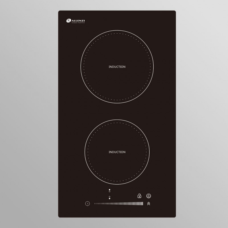 Allenzi PI3020T-S1 black induktīvs Plīts virsma 2 sildvirsmas 30cm
