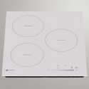 Allenzi PI40w 3 sildvirsmas 45cm white induktīvs Plīts virsma