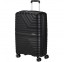 Vidutinis lagaminas American Tourister FlyTwist V juodas (Shadow Black)
