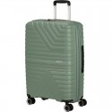 Vidējais koferis American Tourister FlyTwist V Botanic Green