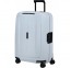 Vidutinis plastikinis lagaminas Samsonite Essens V Baltas (Glacier)