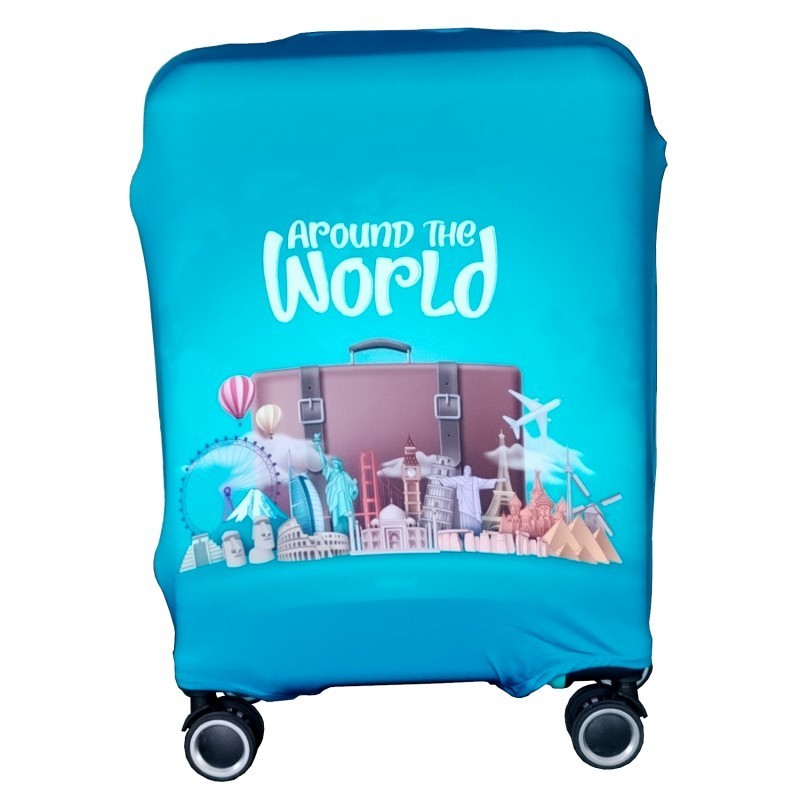 Vidējais koferu čehols Around the World - Cover for Medium size luggage