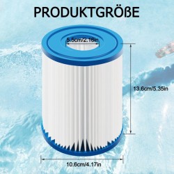 Baseina filtrs BestWay baseiniem, izmērs 10,6 cm - Best Way baseina filtri
