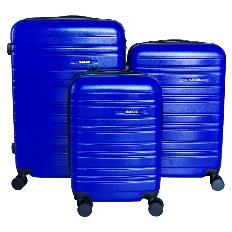 Vidējais koferis Flieger Travel 8855-V Blue