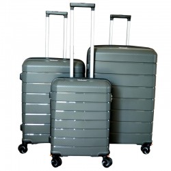 Mažas plastikinis lagaminas Gravitt PP03 exp M Pilkas