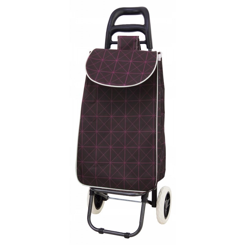 Iepirkumu ratiņi ar riteņiem mājām Gravitt G216PA Black-Red