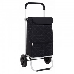 Iepirkumu ratiņi ar riteņiem mājām Gravitt A21 Black