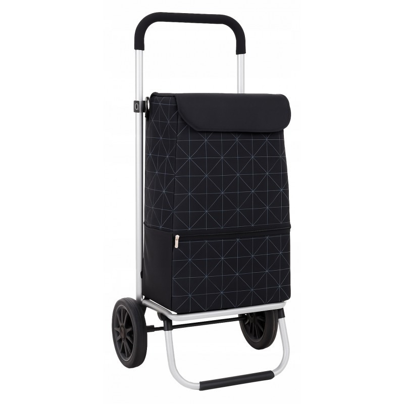 Iepirkumu ratiņi ar riteņiem mājām Gravitt A21 Black