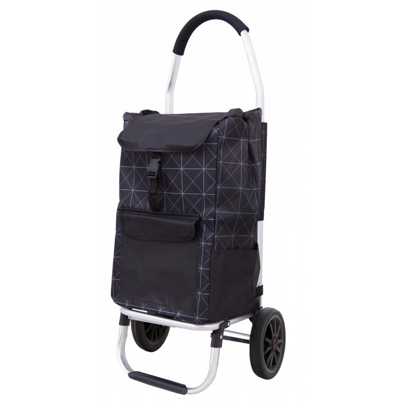 Iepirkumu ratiņi ar riteņiem mājām Gravitt A20 Black