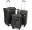 Vidutinis medžiaginis lagaminas RGL S-040 V Tamsiai pilkas