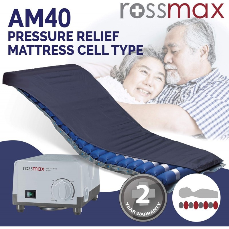 Kompresijas matracis pret izgulējumiem 200 cm Rossmax AM40 pretpietūkums