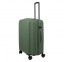 Vidutinis plastikinis lagaminas Travelite Air Stripe V Žalias