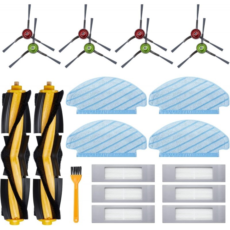 21 daļīgs servisa komplekts Ecovacs Deebot OZMO N8 T8 un T9 modeļiem Yeedi