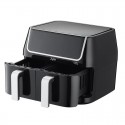 10 l dubultā Karstā gaisa fritieris Zyle dual Air Fryer ZY009DAF 1800w black aerogrils 