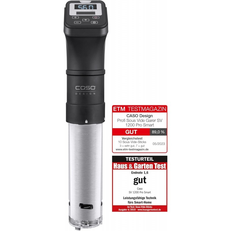 Cirkulators Caso SousVide plīts SV 1200 Pro Smart 1200 W