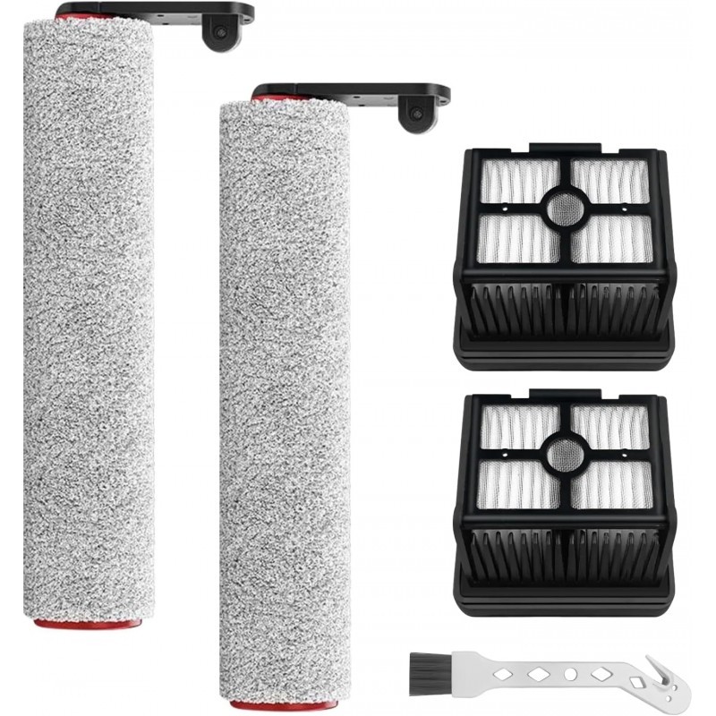 2 filtru un 2 tīrīšanas birstu komplekts Dreame H12 Pro, Dual un G10 Pro putekļsūcējiem
