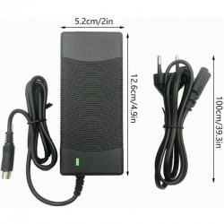 Elektriskā skrejriteņa uzlādes kabelis 42V 2A piemērots Xiaomi M365/Pro/Mi 3/1s