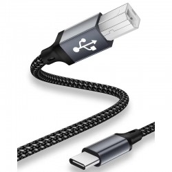 Printera adapteris savienošanai ar datoru – USB 2.0 B uz USB-C