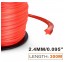 Savior zvaigznes formas trimmera aukla, 2,4 mm x 300 m